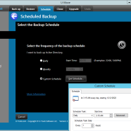 U-Move Schedule Backup Days